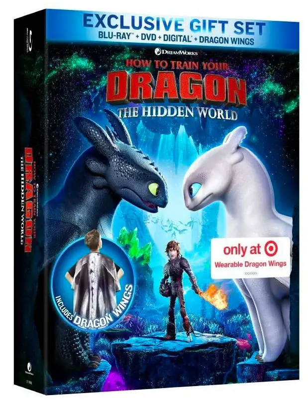"How to Train Your Dragon: The Hidden World" Target Exclusive Blu-ray Edition