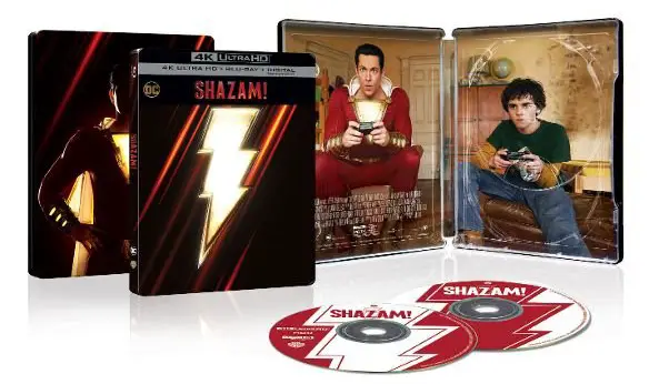 Shazam 4k Blu-ray SteelBook