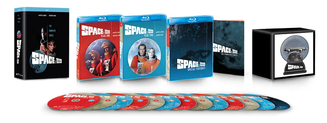 Space 1999 The Complete Series Blu-ray package open