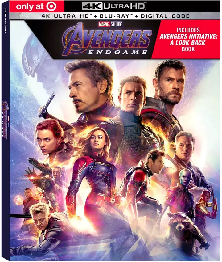 avengers endgame 4k blu-ray target exclusive