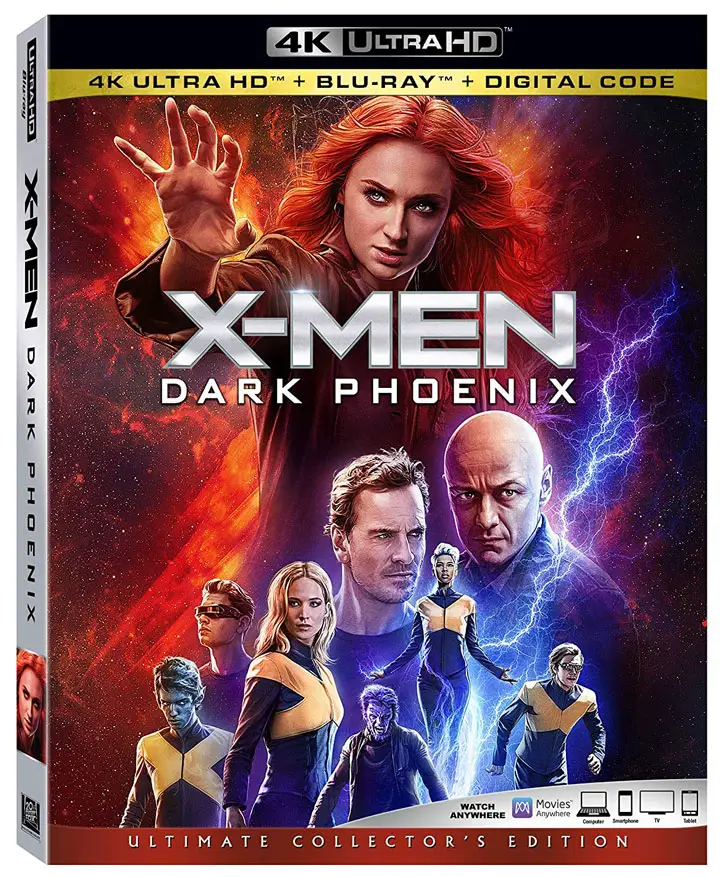 X Men Dark Phoenix Blu Ray 4k Blu Ray Dvd Release Dates