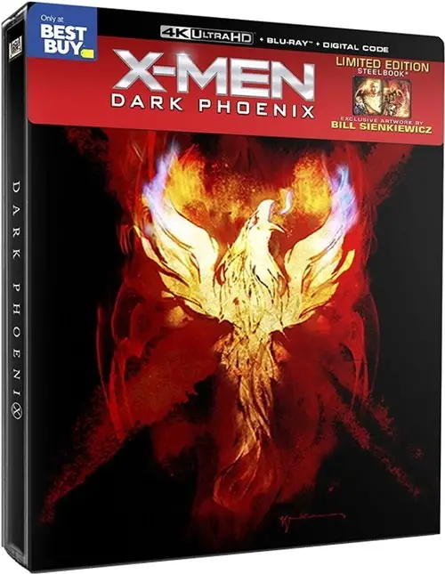 "X-Men Dark Phoenix" 4k Blu-ray Best Buy Limited Edition SteelBook