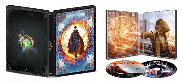 Doctor Strange 4k Blu-ray SteelBook open