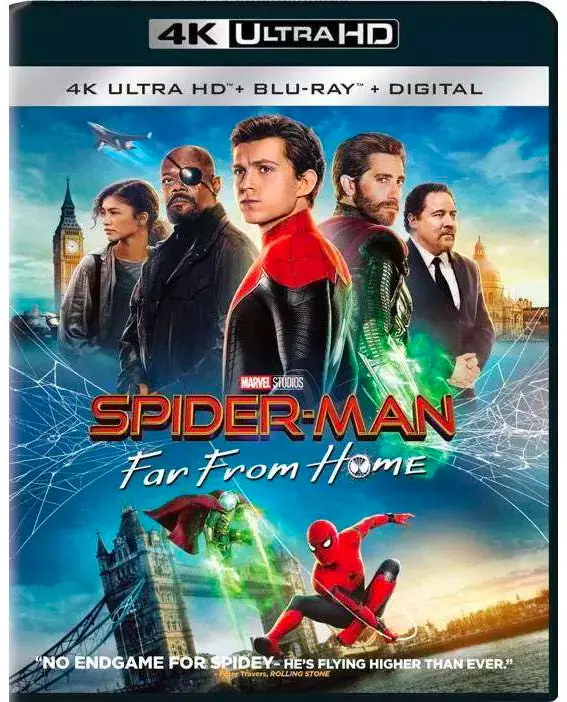 Spider-Man: Far From Home 4k Blu-ray