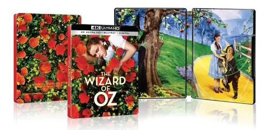 The Wizard of Oz 4k Blu-ray SteelBook