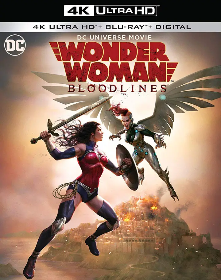 Wonder Woman Bloodlines Blu-ray 4k