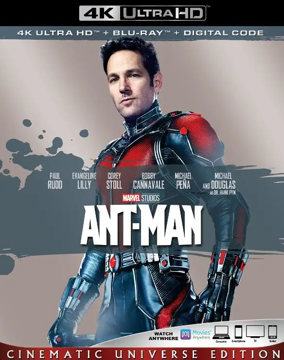 Ant Man Will Release To 4k Blu Ray With Hdr10 Dolby Atmos