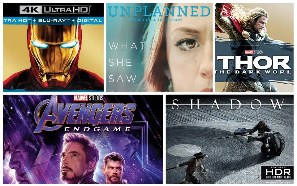 New Releases This Week Avengers Endgame Iron Man 4k