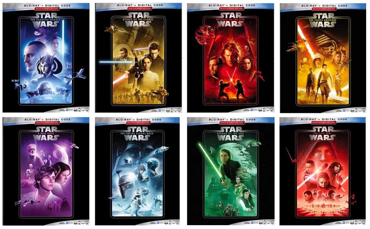 star wars blu ray collection