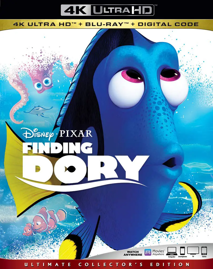 Finding Dory 4k Blu-ray