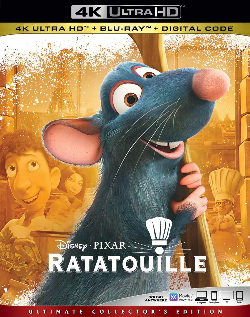 Ratatouille 3k Blu-ray