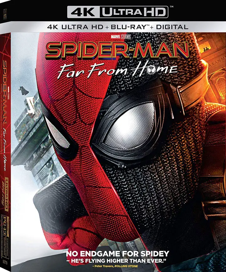 Spider-Man Far rom Home 4k Blu-ray