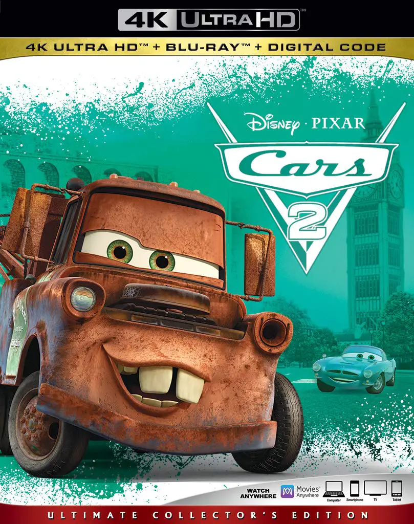 cars 2 4k blu-ray