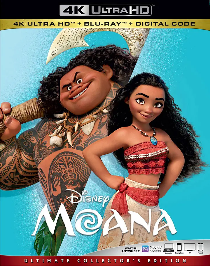 Moana 4k Blu-ray