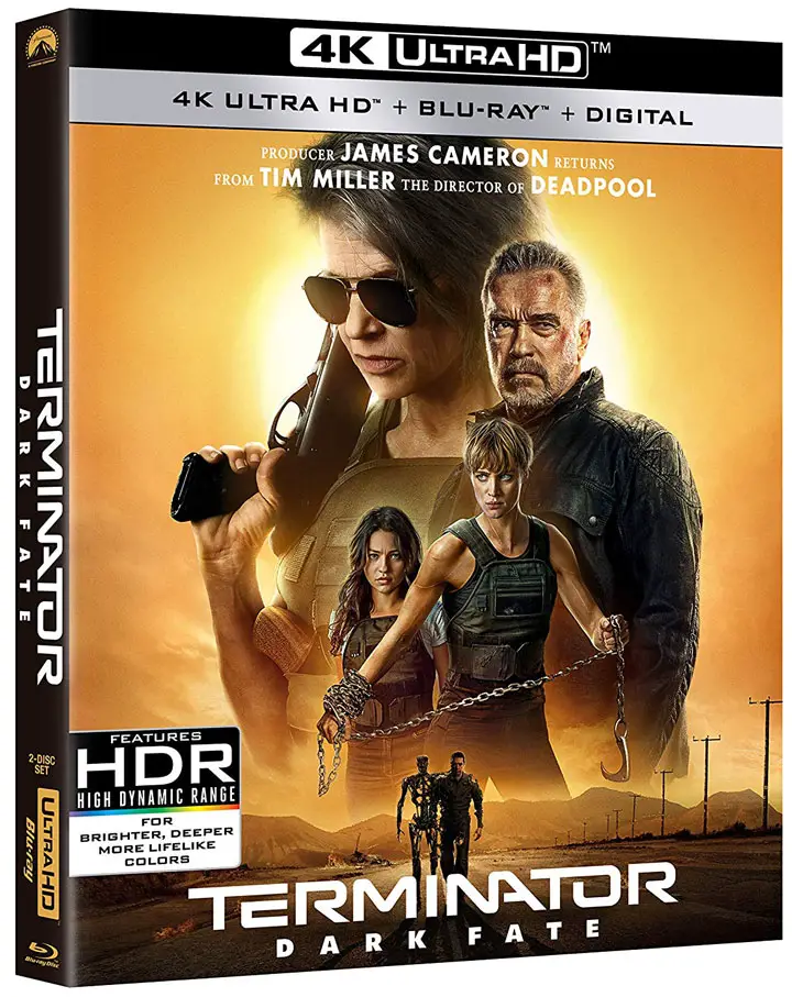 Terminator Dark Fate 4k Blu-ray