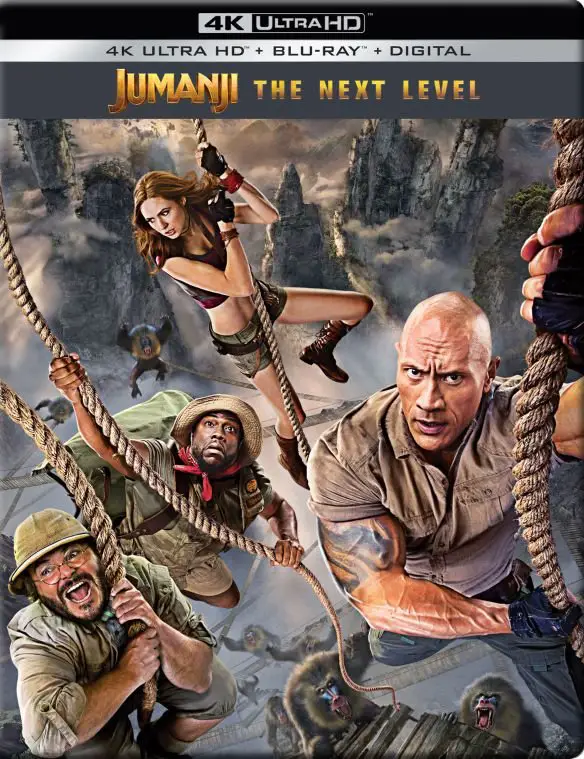 Jumanji- The Next Level 4k Blu-ray SteelBook