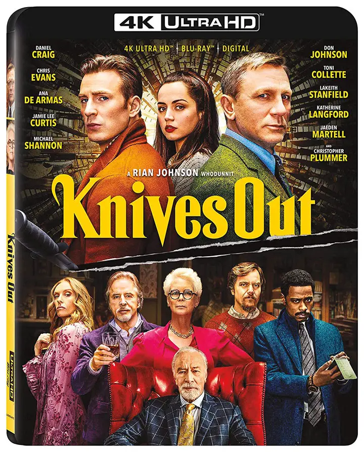 Knives Out 4k Blu-ray