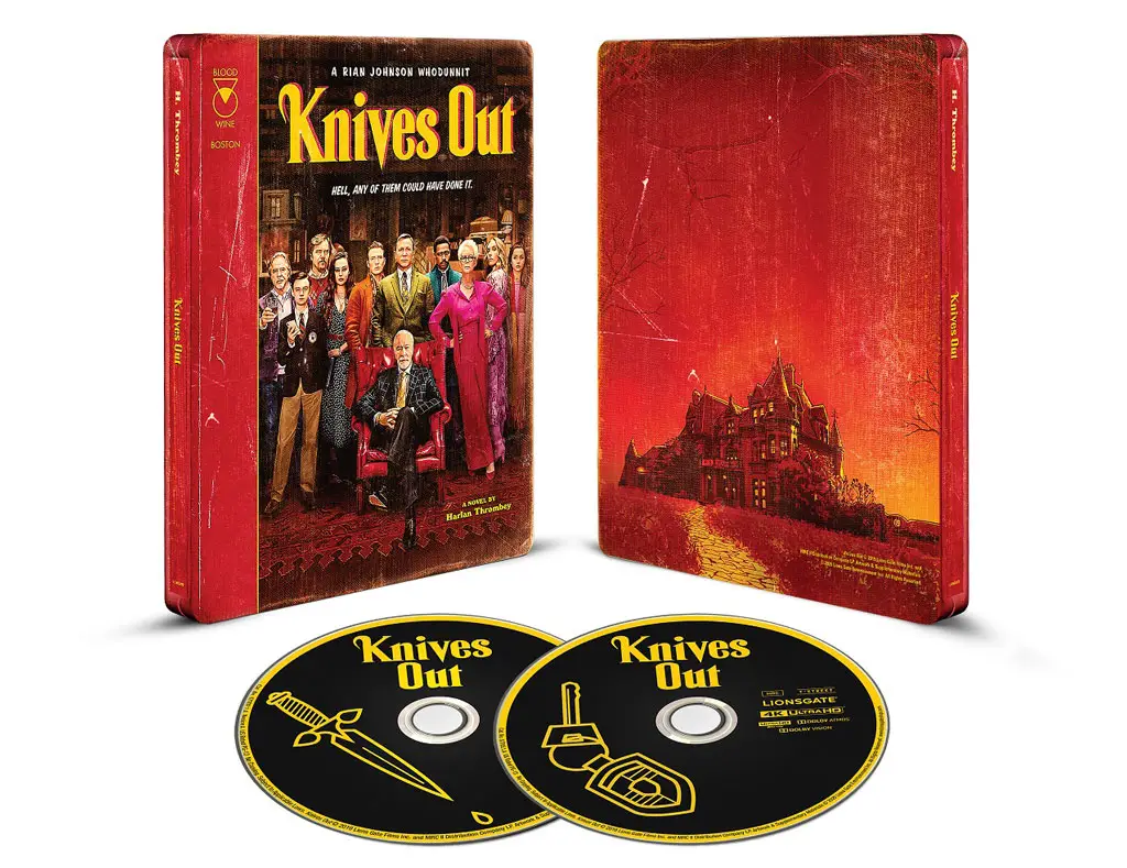 Knives Out 4k Blu-ray SteelBook