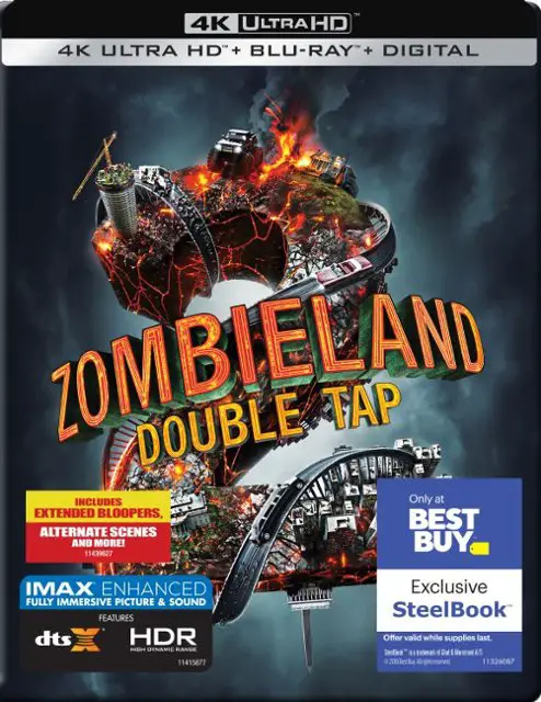 Zombieland- Double Tap 4k Blu-ray SteelBook