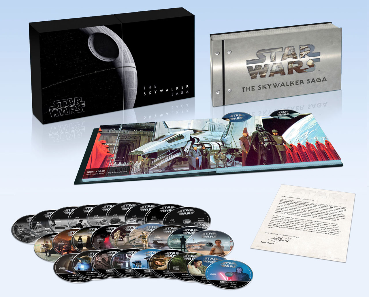 star wars the skywalker saga 4k blu-ray collection open