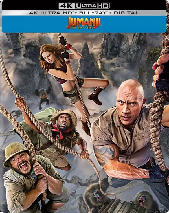 Jumanji- The Next Level 4k BD SteelBook