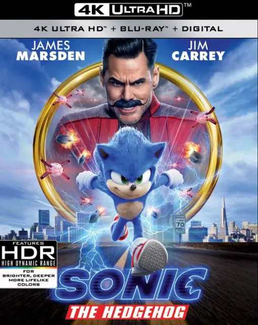 Sonic the Hedgehog 4k Blu-ray