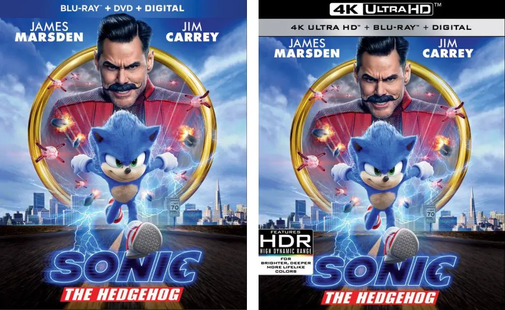 Sonic the Hedgehog Blu-ray 4k Blu-ray