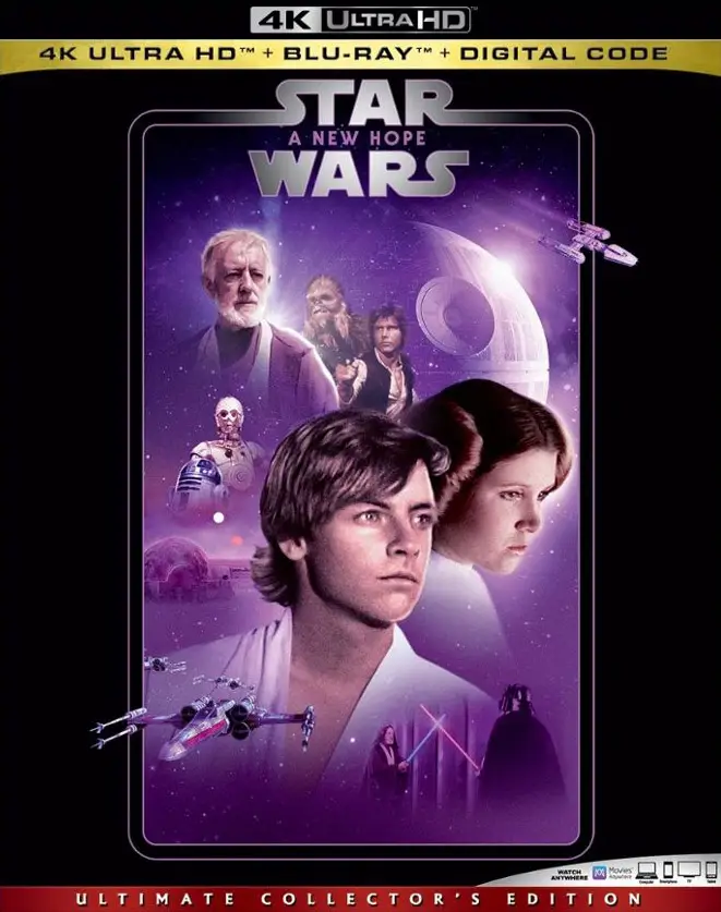 Star Wars- A New Hope 4k Blu-ray