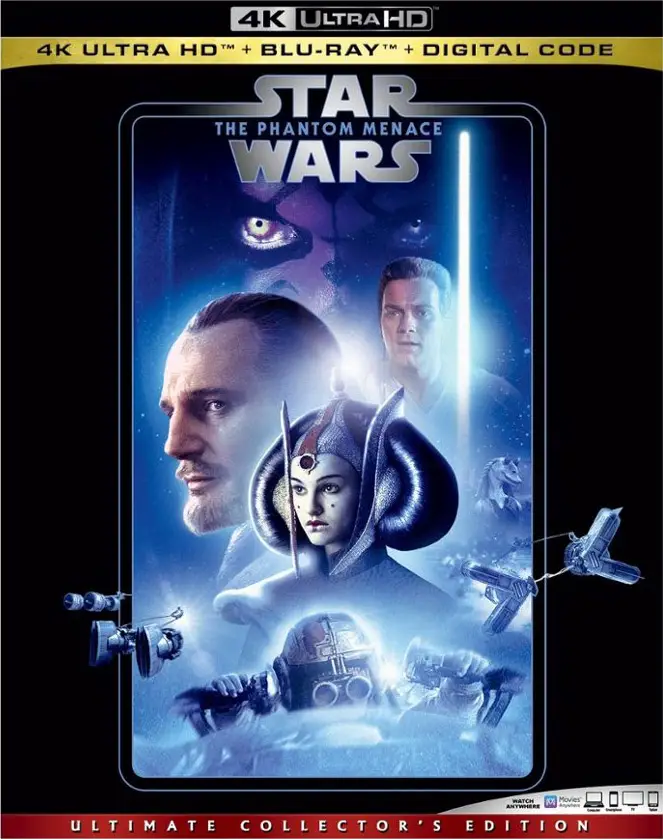 Star Wars- The Phantom Menace 4k Blu-ray