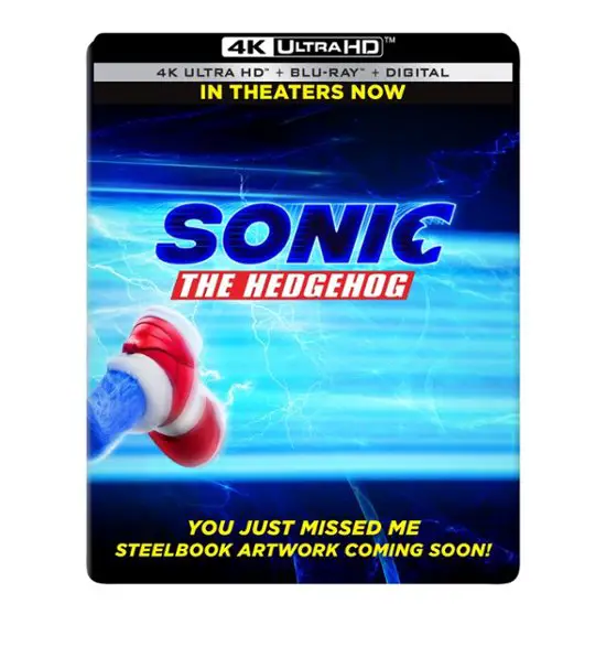 ‘sonic The Hedgehog Blu Ray 4k Blu Ray And 4k Steelbook