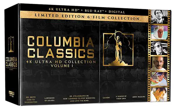 Columbia Classics 6-Film 4k Blu-ray Limited Edition