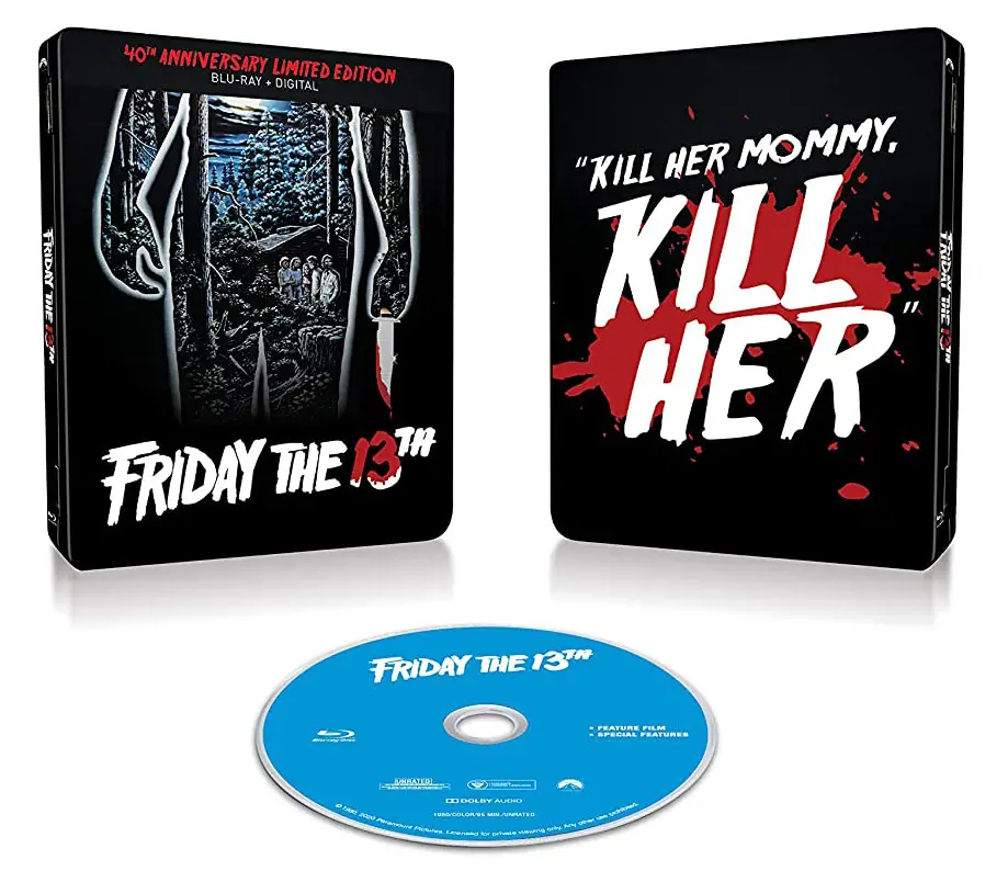 Friday the 13th Blu-ray SteelBook open