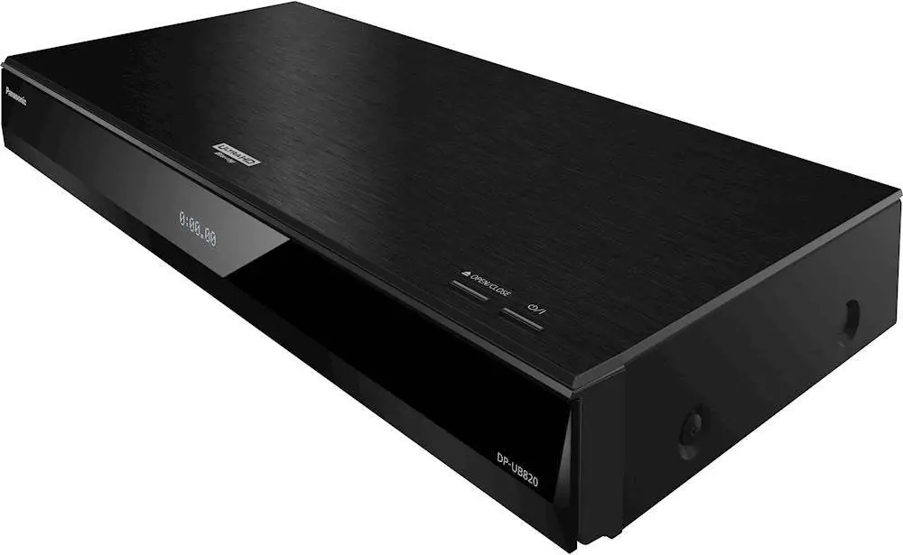 Panasonic 4k Blu-ray Player UB820 angle