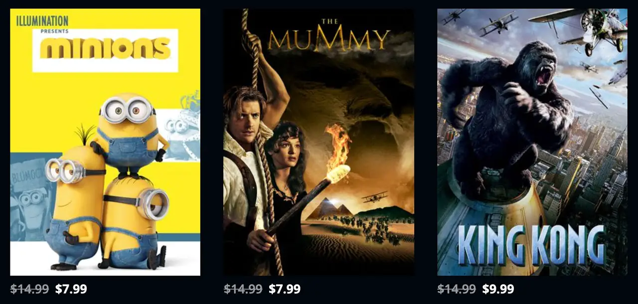 Universal Offers Huge Discounts On Digital Movies