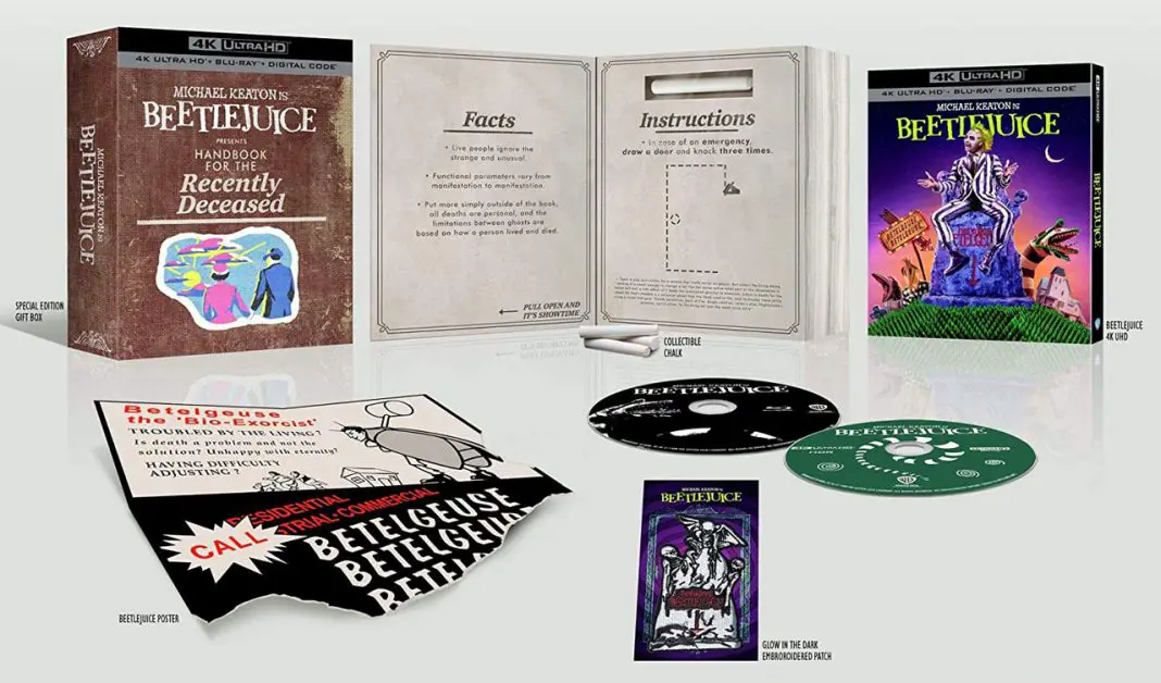 Beetlejuice K Blu Ray K Steelbook Exclusive Gift Set Hd Report