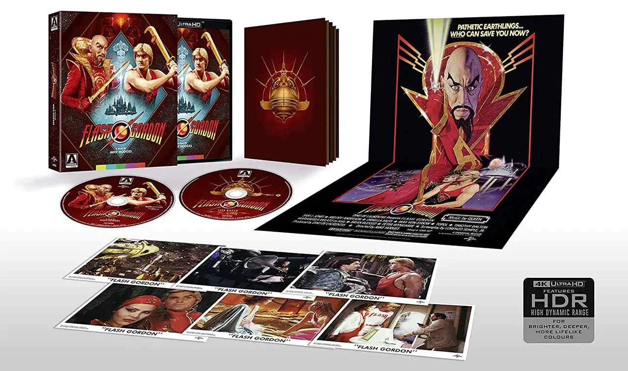 Flash Gordon 4k Blu-ray Collector's Edition