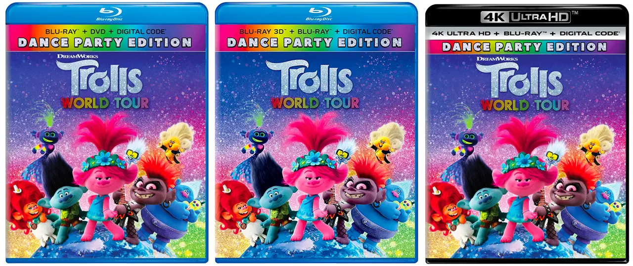 trolls blu-ray 4k 3D