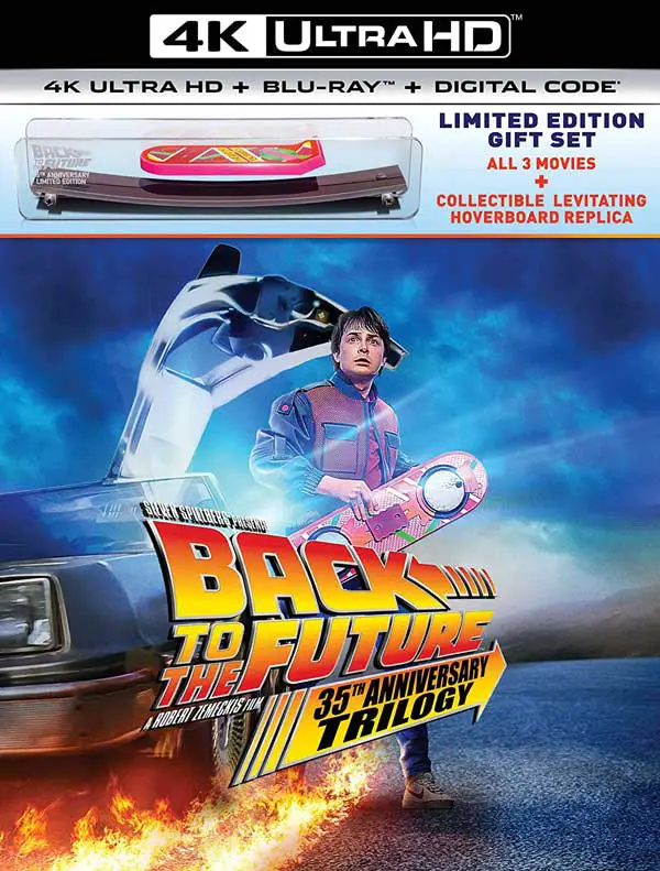 Back to the Future 35th Anniversary Trilogy 4k Blu-ray Giftset