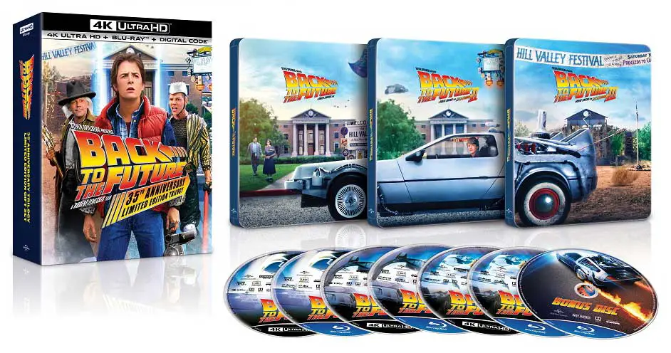 Back to the Future 35th Anniversary Trilogy 4k SteelBook