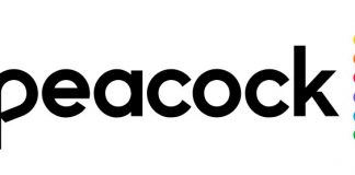peacock logo on white