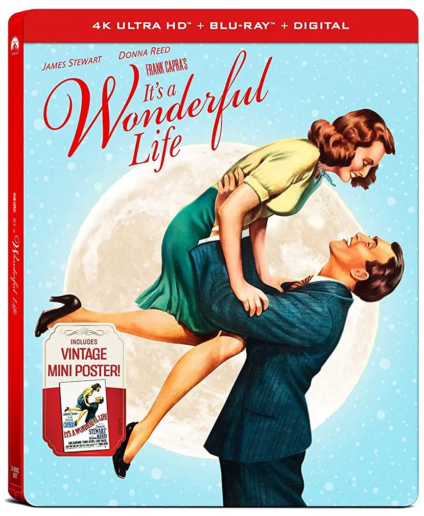 It's a Wonderful Life 4k Blu-ray SteelBook case