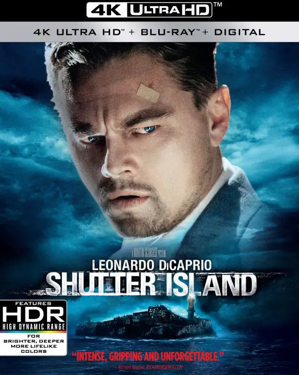 Shutter Island 4k Blu-ray