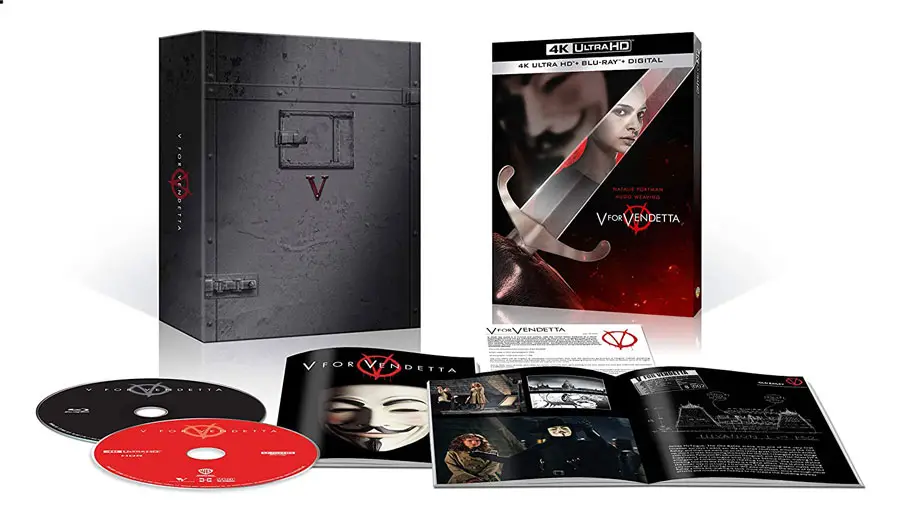 V for Vendetta 4k Blu-ray Giftset