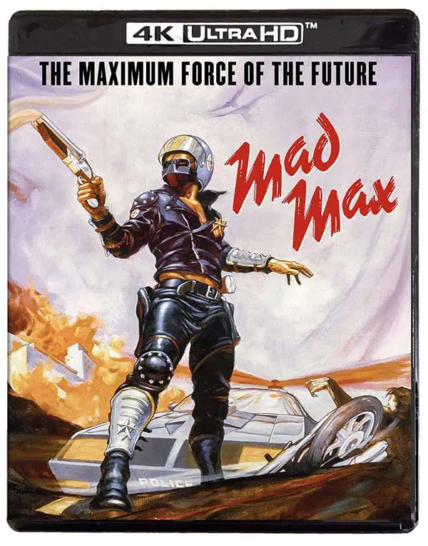 Mad Max 4k Blu-ray case