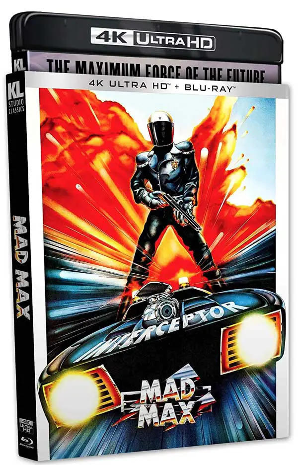 Mad Max 4k Blu-ray case & slipcover