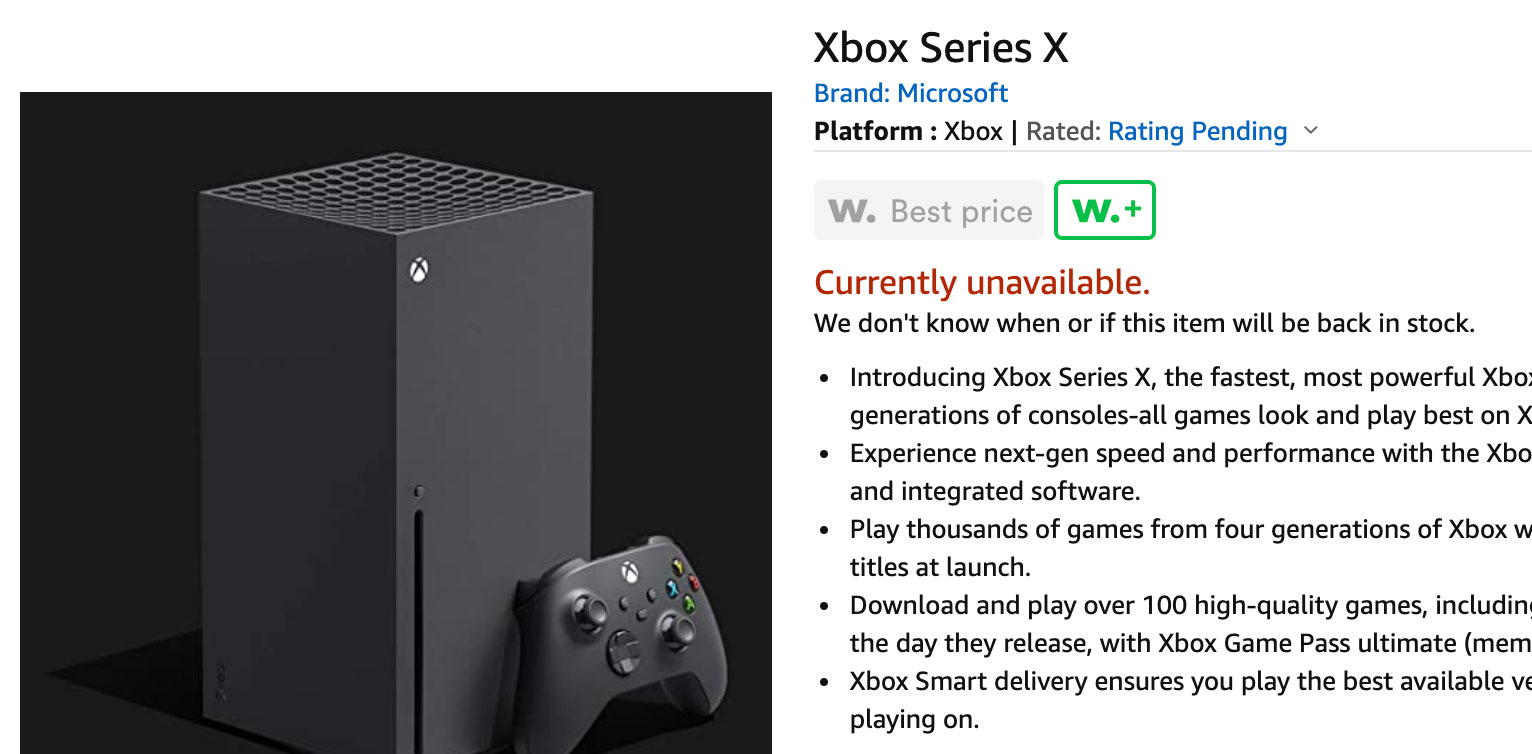 amazon xbox series s pre order link