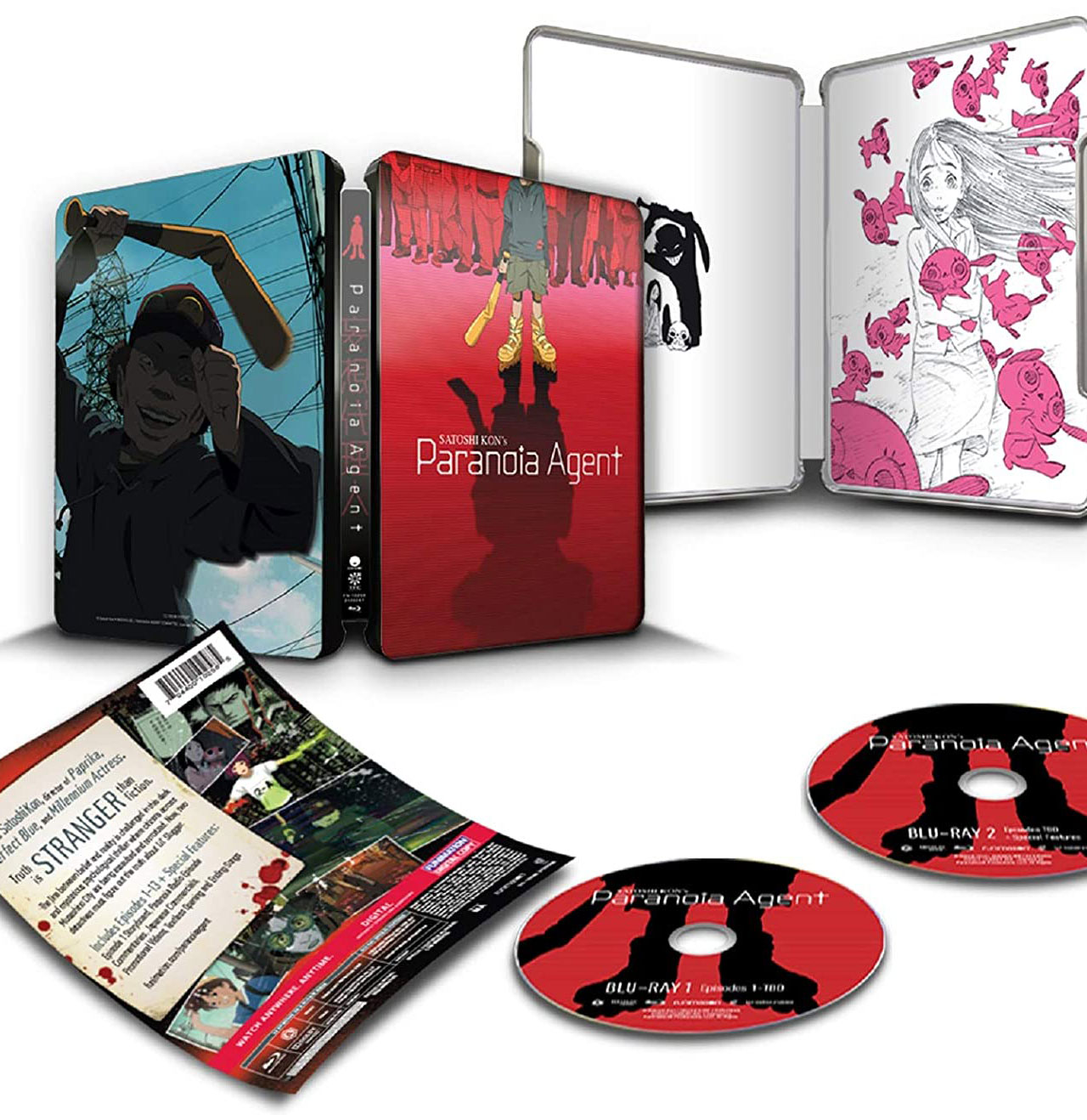 Paranoia Agent Blu-ray SteelBook open