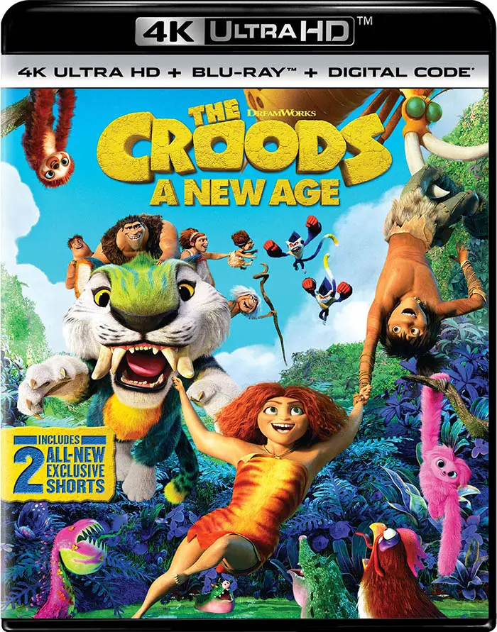 The Croods- A New Age 4k Blu-ray