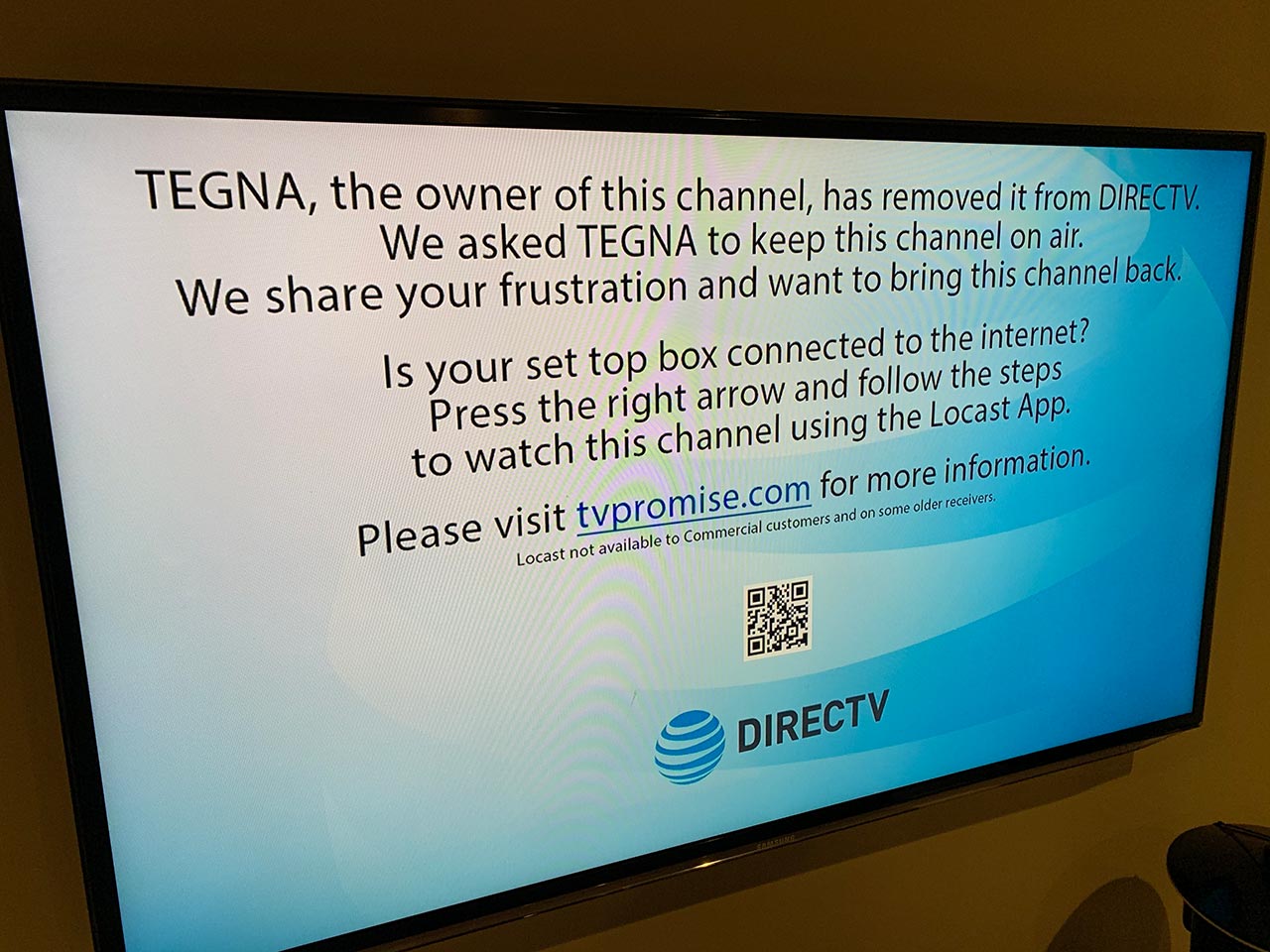 what channel is the denver broncos game on directv