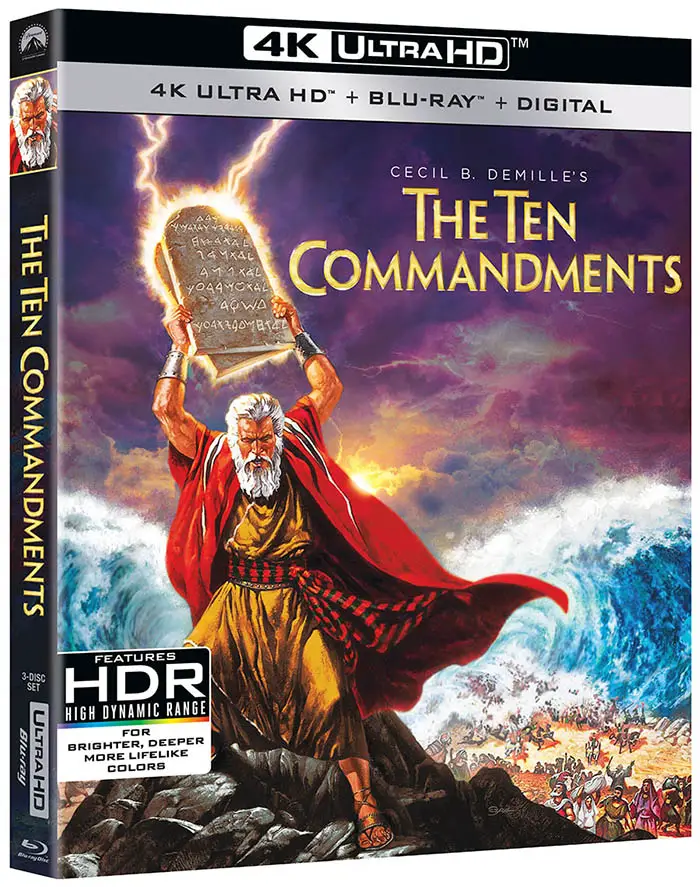 The Ten Commandments 4k Blu-ray